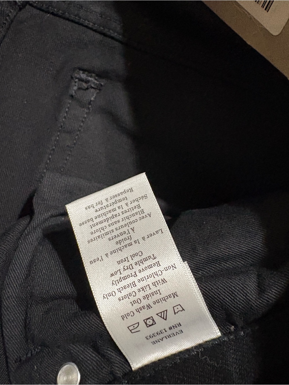 Everlane Black Cotton Chinos - Straight Leg - Picture 8 of 12